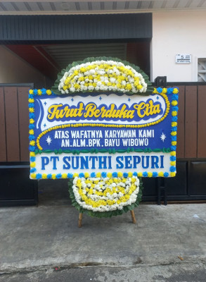 Papan Bunga Duka di Pasirlimus